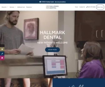 Hallmarkdds.com(Your neighboorhood Brentwood Dentist) Screenshot