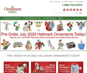 Hallmarkornaments.com(Buy Hallmark Keepsake Ornaments) Screenshot