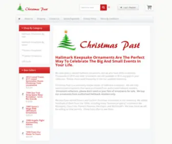 Hallmarkornaments.us(Hallmark Ornaments at Christmas Past) Screenshot