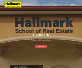 Hallmarkschoolofrealestate.com(Continuing Education for Real Estate Professionals) Screenshot