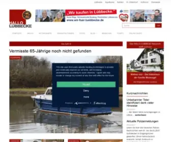 Hallo-Luebbecke.de(Nachrichten für Lübbecke und Umgebung) Screenshot