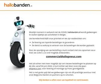 Hallobanden.nl(Hallobanden, kwaliteitsbanden gemonteerd door vakkundigemonteurs) Screenshot