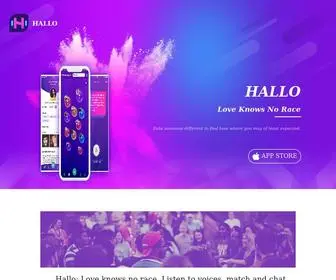 Hallodate.com(Best New Interracial Dating App) Screenshot