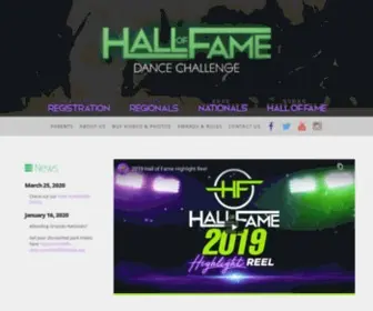 Halloffamedance.com(Hall of Fame Dance Challenge) Screenshot