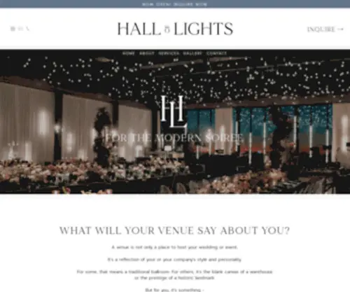 Halloflights.com(Hall of Lights) Screenshot