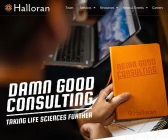 Hallorancg.com(Halloran Consulting Group) Screenshot