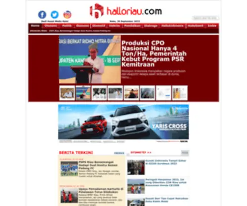 Halloriau.com(Digital Riau News) Screenshot