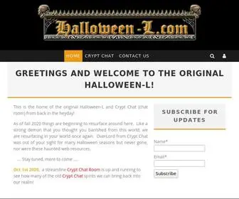 Halloween-L.com(Hallowwen-L online resource for your haunting pleasure) Screenshot