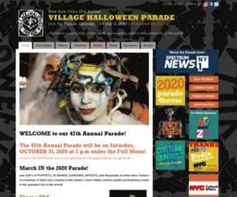 Halloween-NYC.com(NYC Village Halloween Parade) Screenshot