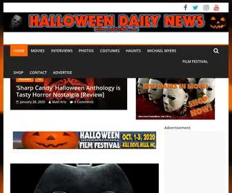 Halloweendailynews.com(All things Halloween) Screenshot