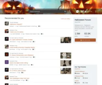 Halloweenforum.com(Halloween Forum) Screenshot