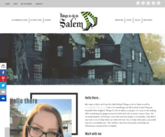 Halloweeninsalem.com(Things To Do In Salem) Screenshot