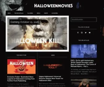 Halloweenmovies.com(The Official Halloween Website) Screenshot