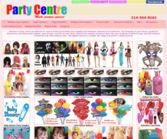 Halloweenpartycenter.com(LOL Party Centre) Screenshot