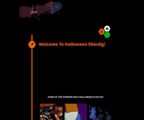 Halloweenshindig.com(The Horror Fans Halloween Playlist) Screenshot