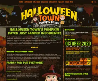 Halloweentownaz.com(Halloween Town Pumpkin Patch in Phoenix) Screenshot