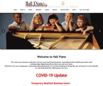 Hallpiano.com(Hall Piano Company) Screenshot