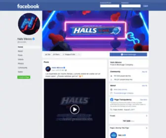 Halls.com.mx(Halls México) Screenshot