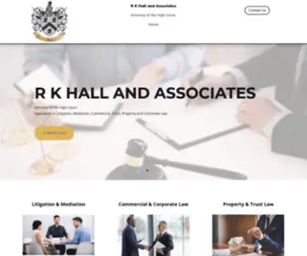 Halls.org.za(RK Hall and Assotiates) Screenshot