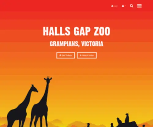 Hallsgapzoo.com.au(Hallsgapzoo) Screenshot