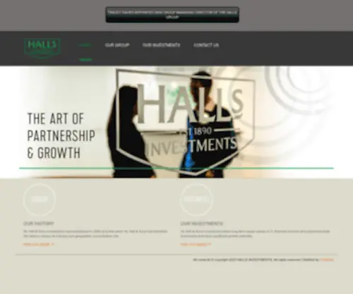 Hallsinv.co.za(Halls Investments) Screenshot