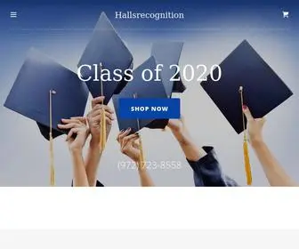 Hallsrecognition.com(HJHALL INC) Screenshot