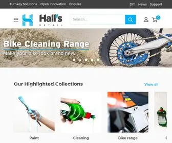 Hallsretail.com(Hall's Retail) Screenshot