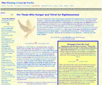 HallvWorthington.com(The Missing Cross to Purity) Screenshot
