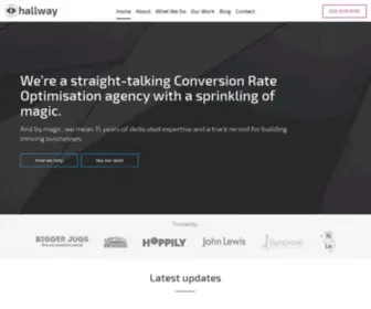 Hallway.agency(London Conversion Rate Optimisation (CRO) Agency Experts) Screenshot