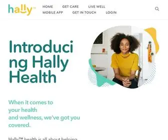 Hally.com(Hally Health) Screenshot