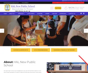 Halnewpublicschool.co.in(HAL New Public School) Screenshot