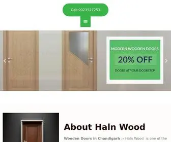 Halnwood.com(Wooden Door In Chandigarh) Screenshot