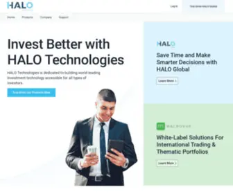 Halo-Technologies.com(Halo technologies) Screenshot