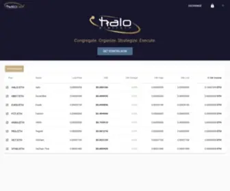 Halodex.io(Halodex ™) Screenshot