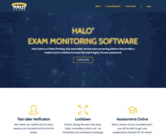 Haloexams.com(HALO° Exams) Screenshot