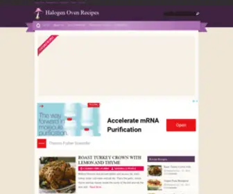 Halogenovenrecipes.co.uk(Halogen Oven Recipes) Screenshot