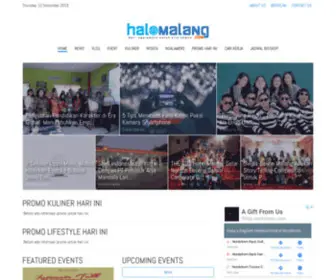 Halomalang.com(Informasi seputar Malang dan Ngalamers) Screenshot