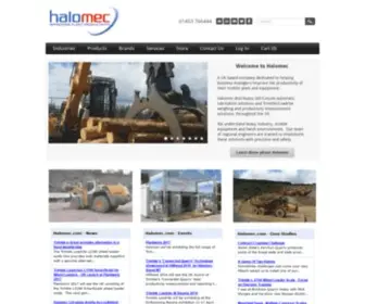 Halomec.com(Weighing and productivity and Lubrication solutions for Off) Screenshot