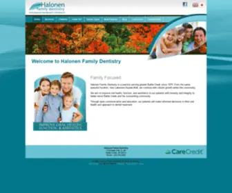 Halonendentistry.com(Halonen Family Dentistry) Screenshot