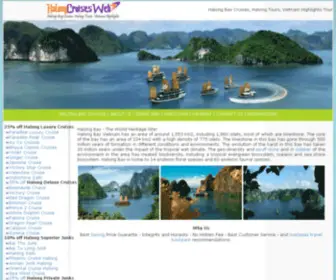 Halongcruisesweb.com(Halong Bay Cruises) Screenshot