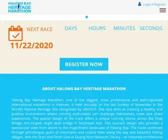 Halongmarathon.com(Halong Bay Heritage Marathon) Screenshot