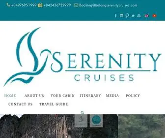 Halongserenitycruises.com(Serenity Cruises) Screenshot