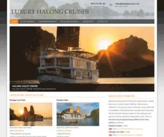 HalongViolet.com(Halong Violet Cruises 2025) Screenshot