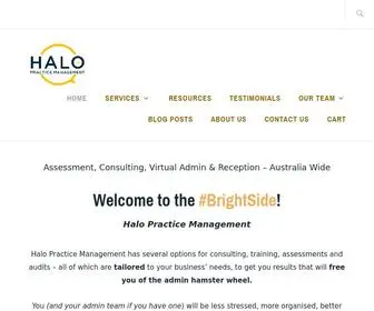 Halopracticemanagement.com.au(Australia wide) Screenshot