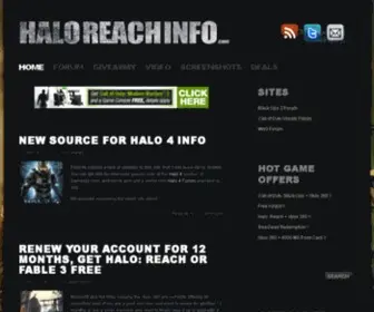 Haloreachinfo.com(Haloreachinfo) Screenshot