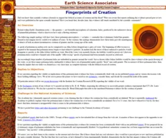 Halos.com(Evidence for Earth's Instant Creation) Screenshot