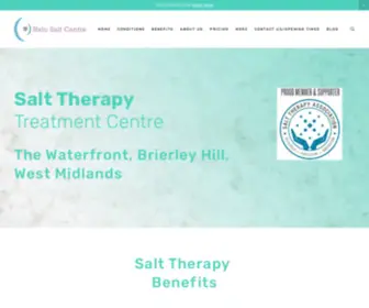 Halosalt.co.uk(We are the only 100% natural salt therapy treatment centre in the West Midlands. Salt therapy) Screenshot