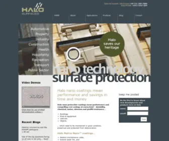 Halosurfaces.com(Protective Coatings) Screenshot