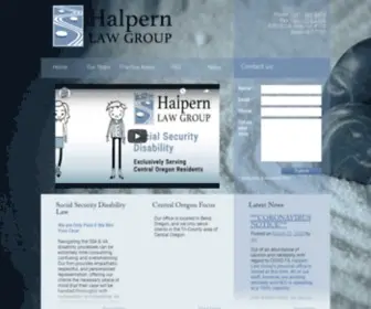 Halpernlawgroup.net(Social Security Disability) Screenshot