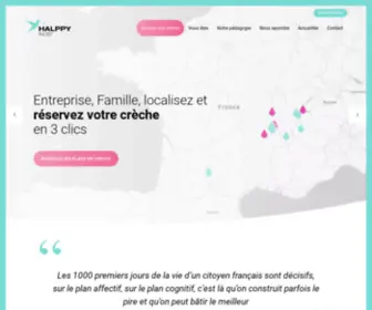 Halppy-Kids.fr(Crèches privées en Auvergne) Screenshot